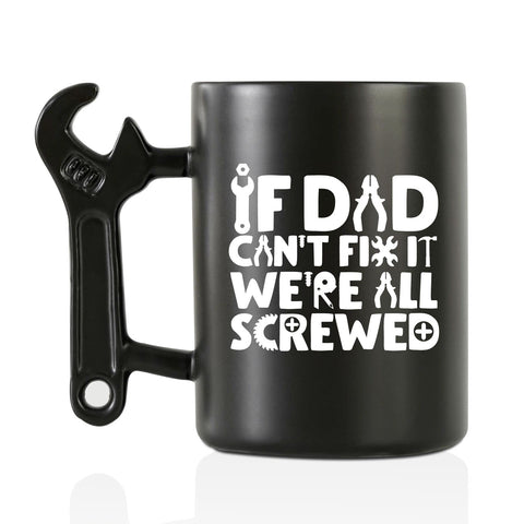 Onebttl coffee mug with wrench handle, ideal for daily hot beverages.