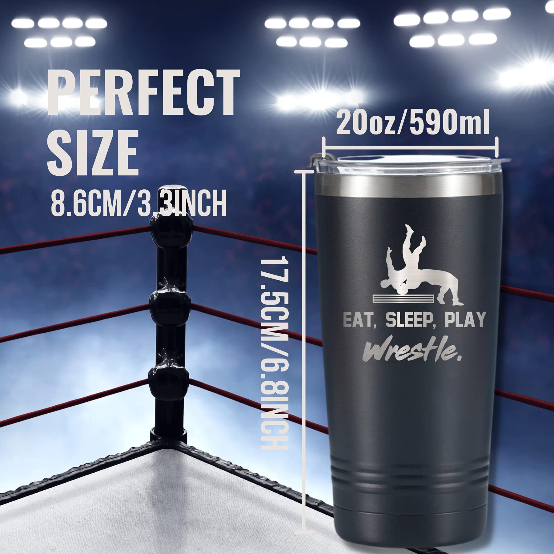 Onebttl double-wall vacuum insulation keeps beverages hot or cold longer.