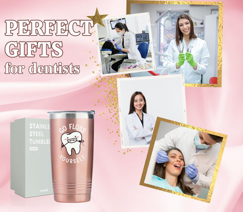 Onebttl Floss 20oz tumbler maintains beverage temperature during shifts.