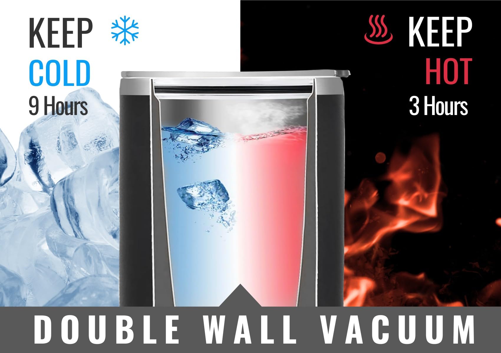 Onebttl hot cold insulation keeps beverages warm or cool