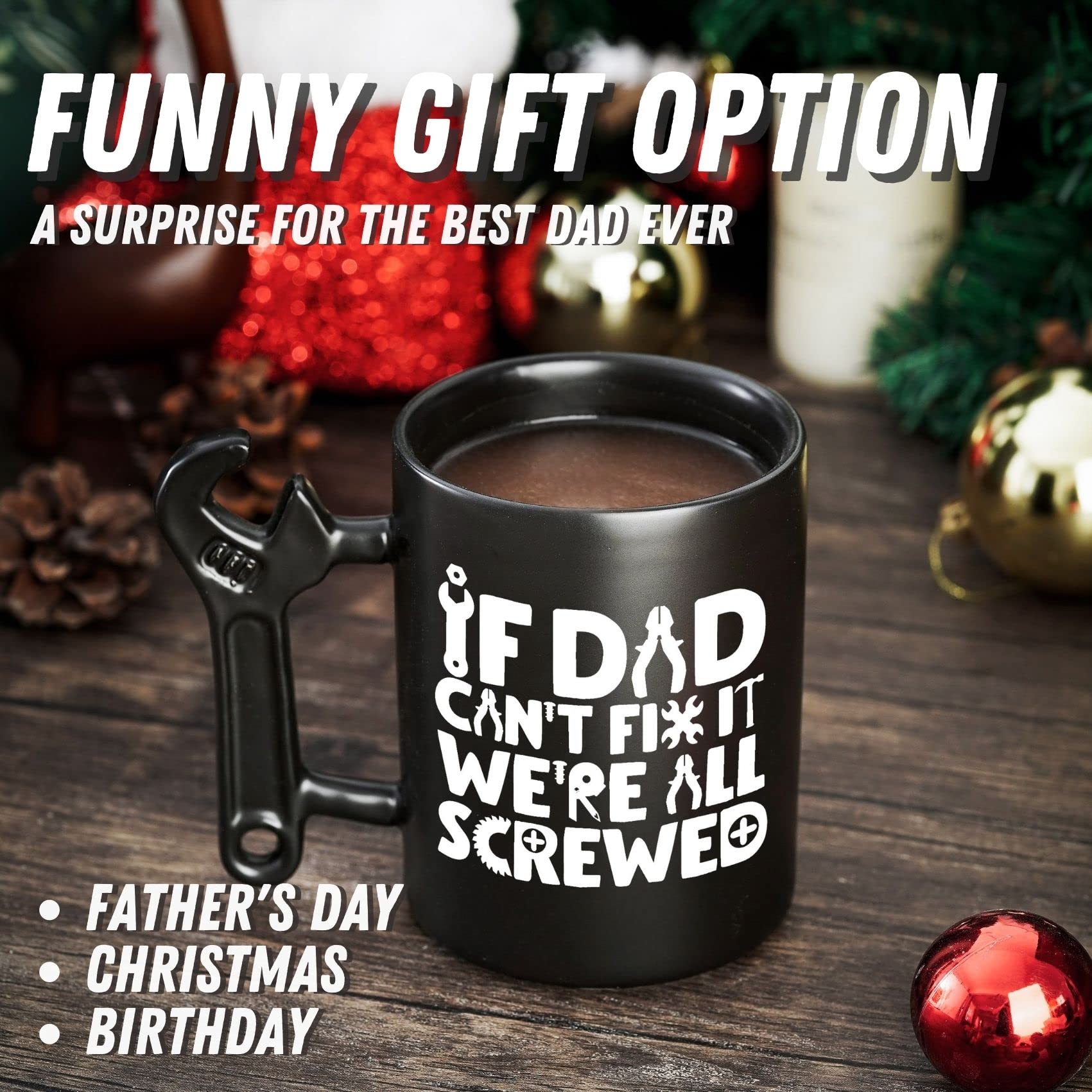 Onebttl mug displays a humorous quote with a durable finish.