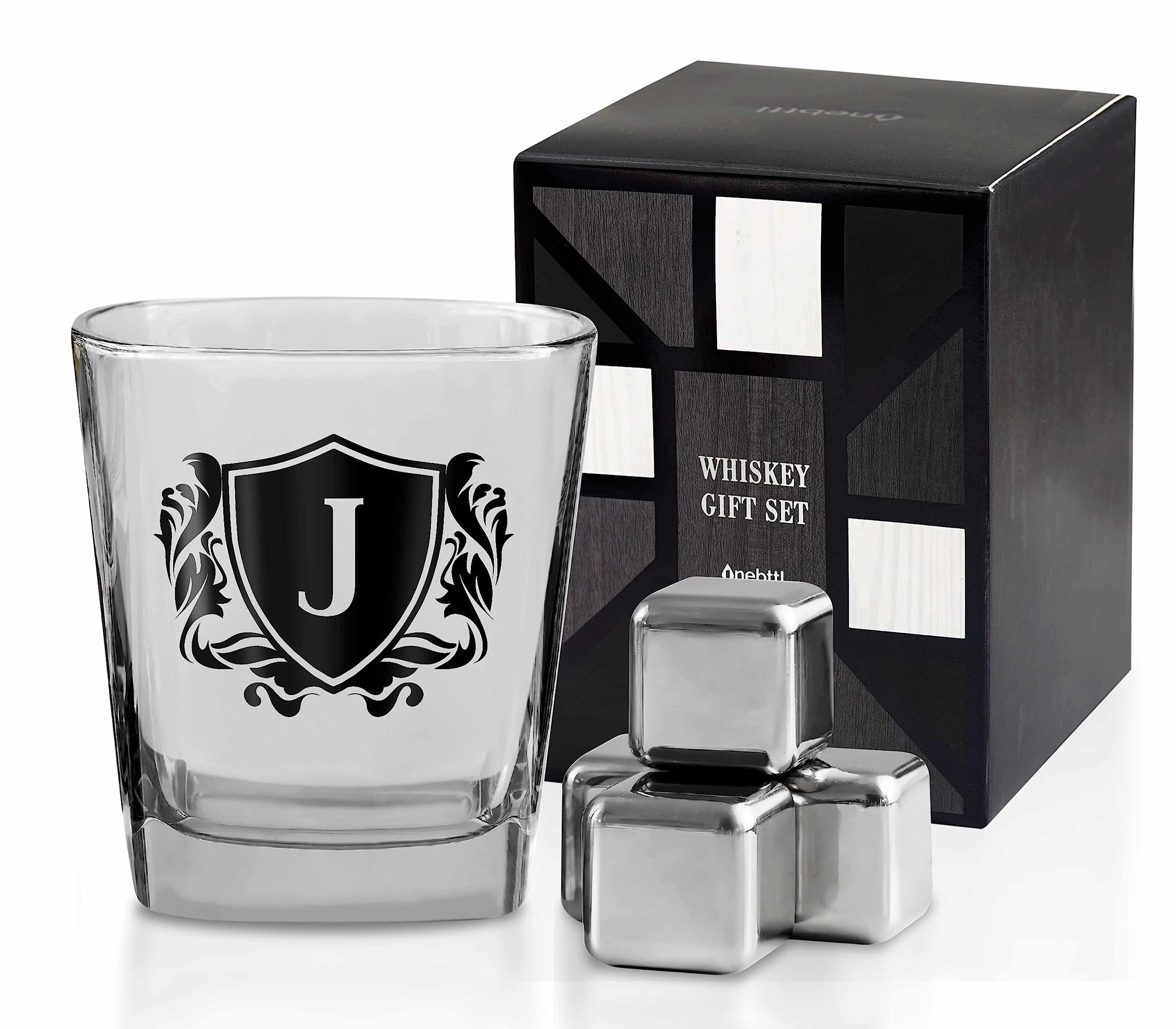 Onebttl initial whiskey glass for personalized sipping and gifting