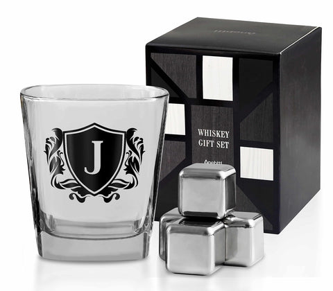 Onebttl initial whiskey glass for personalized sipping and gifting
