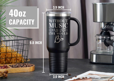 Onebttl large capacity 40 ounce tumbler for all day hydration