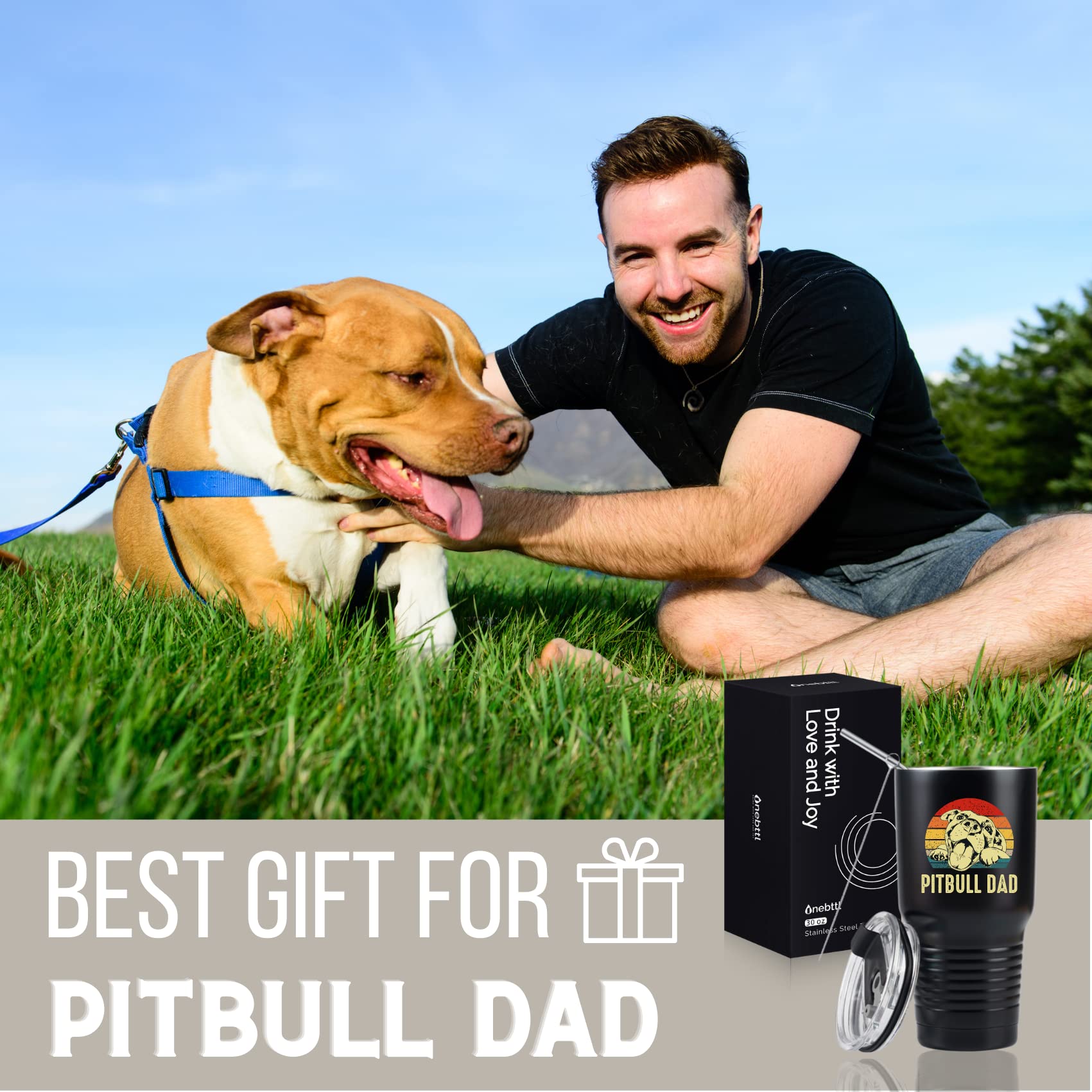 Onebttl Pitbull insulated tumbler preserves hot or cold drinks during travel
