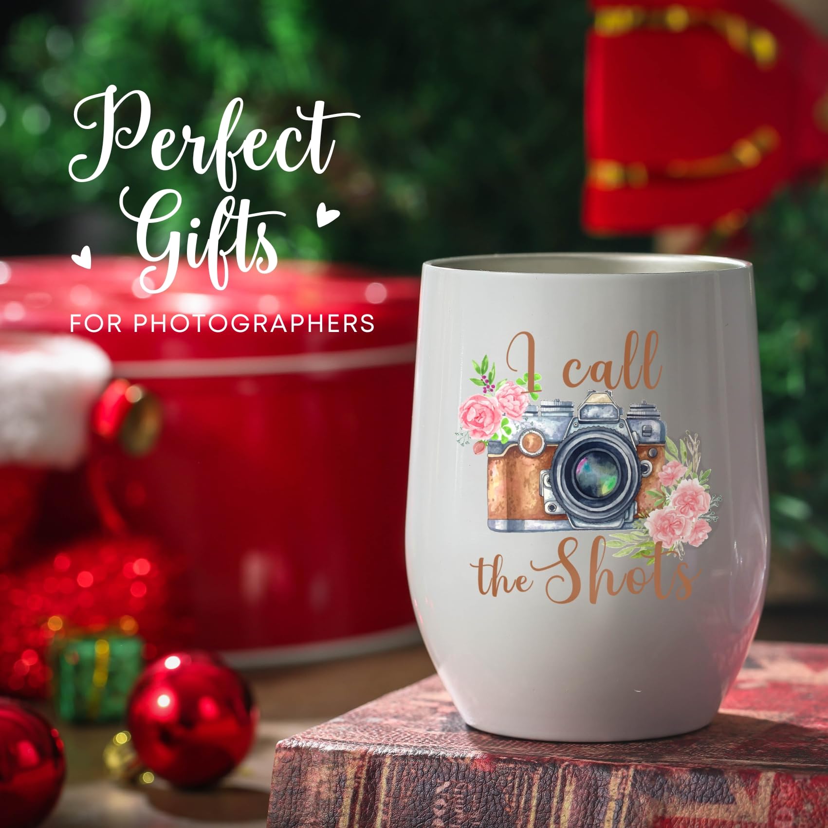 Onebttl stainless steel insulated 12oz tumbler keeps drinks cold or hot on shoots.