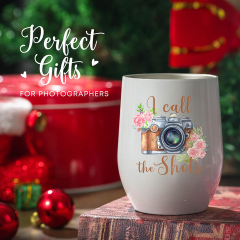 Onebttl stainless steel insulated 12oz tumbler keeps drinks cold or hot on shoots.