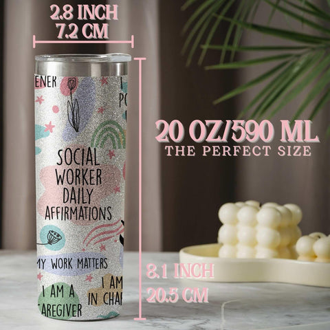 Onebttl stainless steel insulated 20oz tumbler keeps beverages at temperature longer.