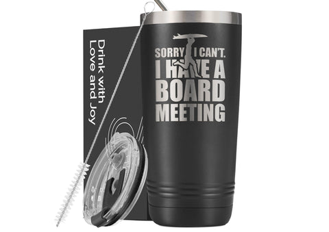 Onebttl Surfing Tumbler front view with lid for on-the-go hydration.