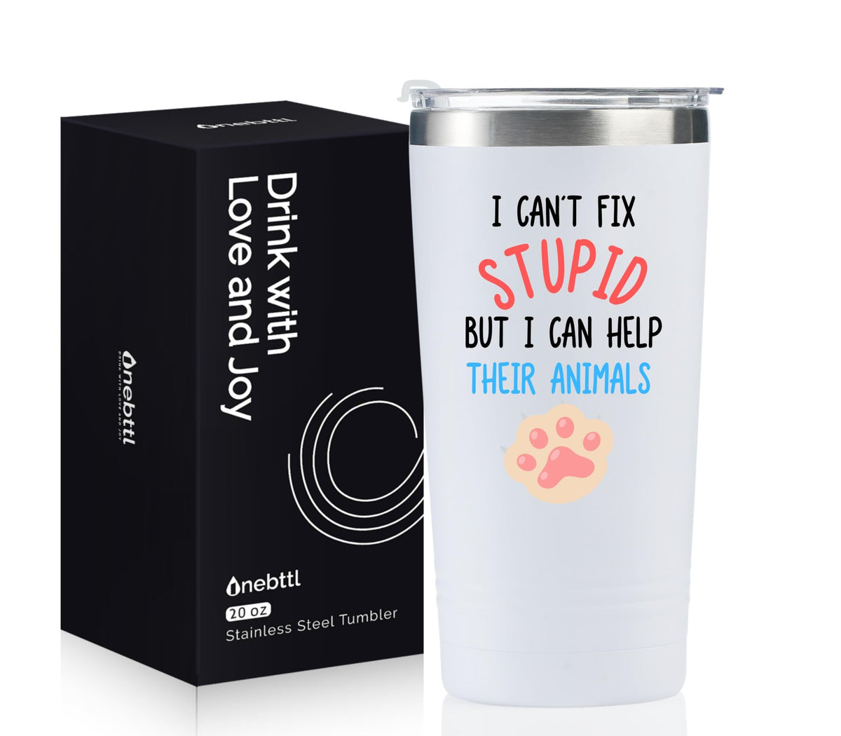 Onebttl Vet Tech gift box presents a ready-to-gift tumbler