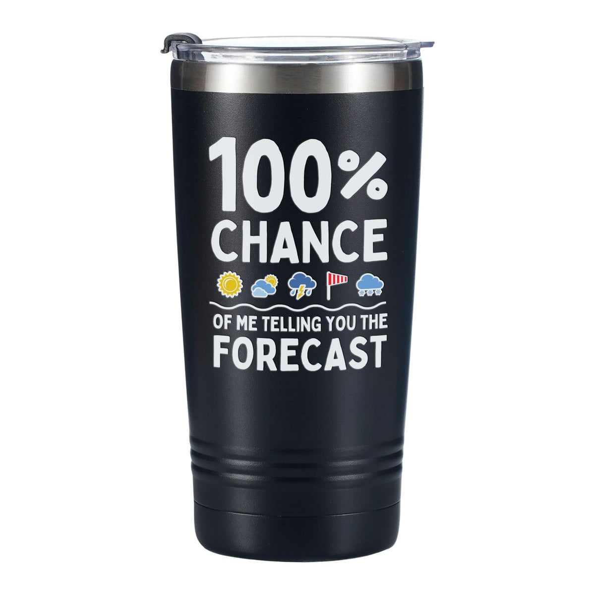 Onebttl Weather mug front view with lid—great for gifting and daily use