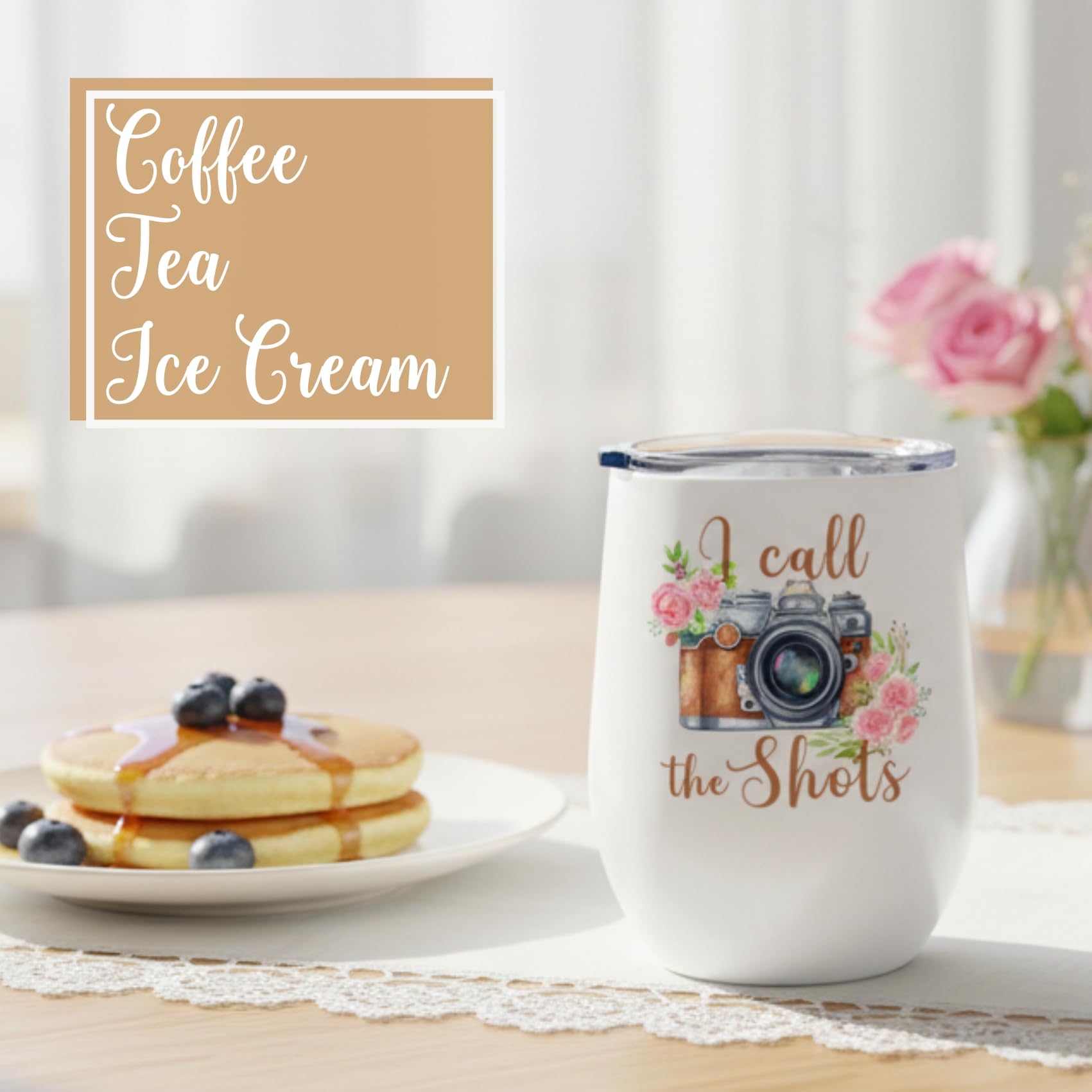 Onebttl women's photographer gift tumbler, perfect for birthdays and holidays.