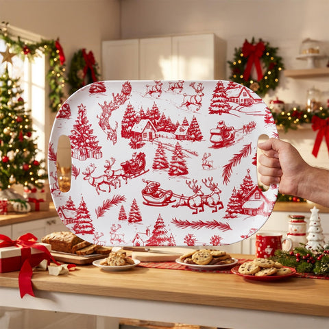 ONEderful 13in dip platter design complements sauces and desserts for holidays