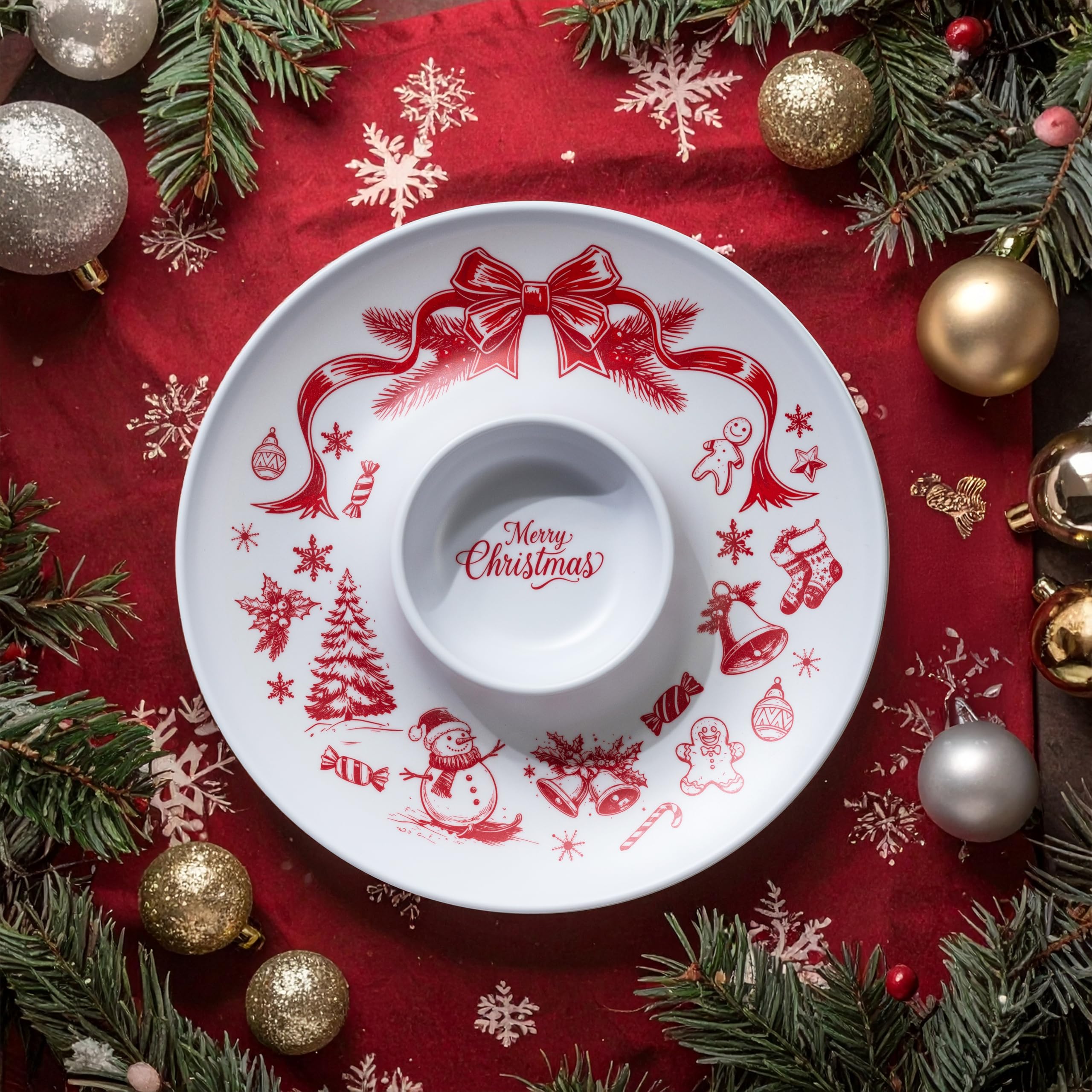 ONEderful winter wonderland detail highlighting snowflakes for memorable tablescapes