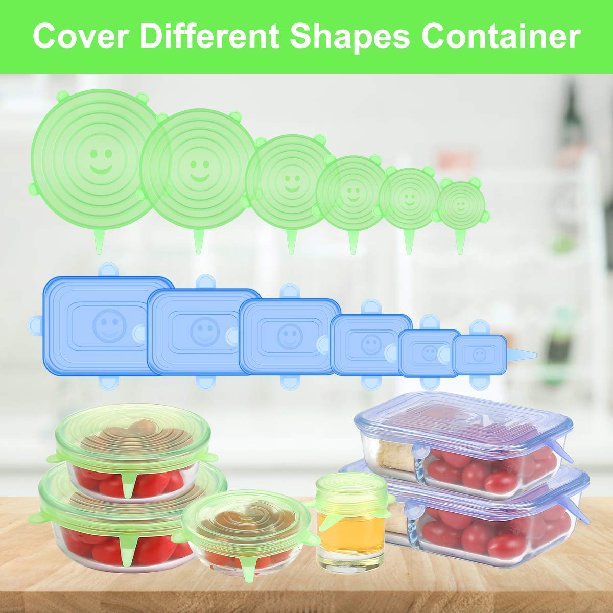 ONEGOL silicone lids are dishwasher-safe for easy cleanup