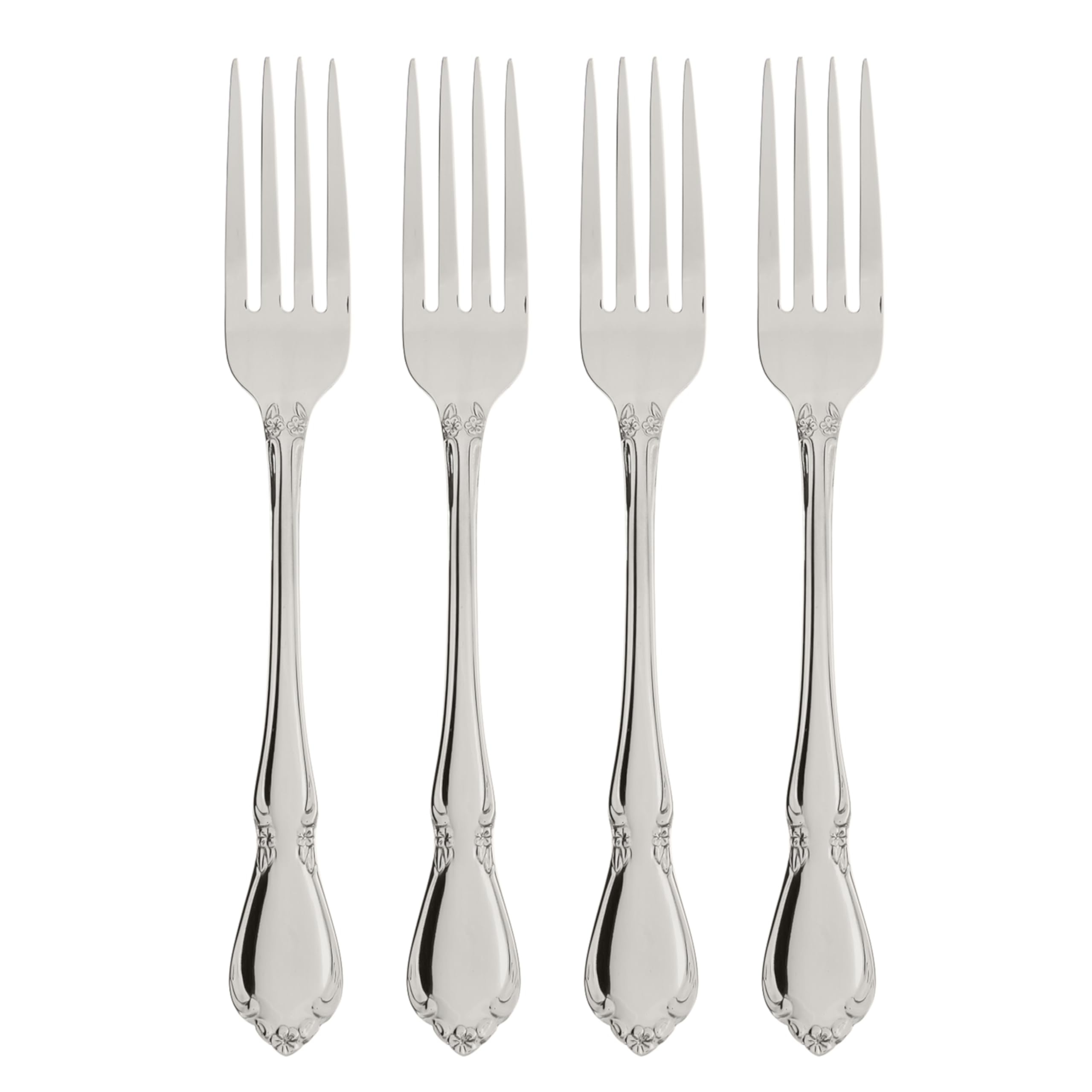 Oneida Chateau dinner fork with mirror finish adds timeless elegance to table settings.