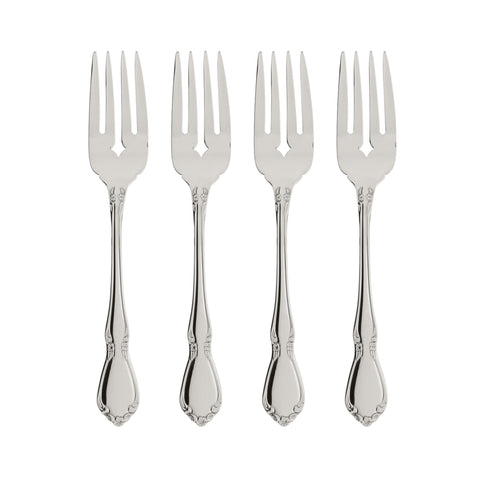 Oneida Chateau salad forks set of four shown for elegant dining