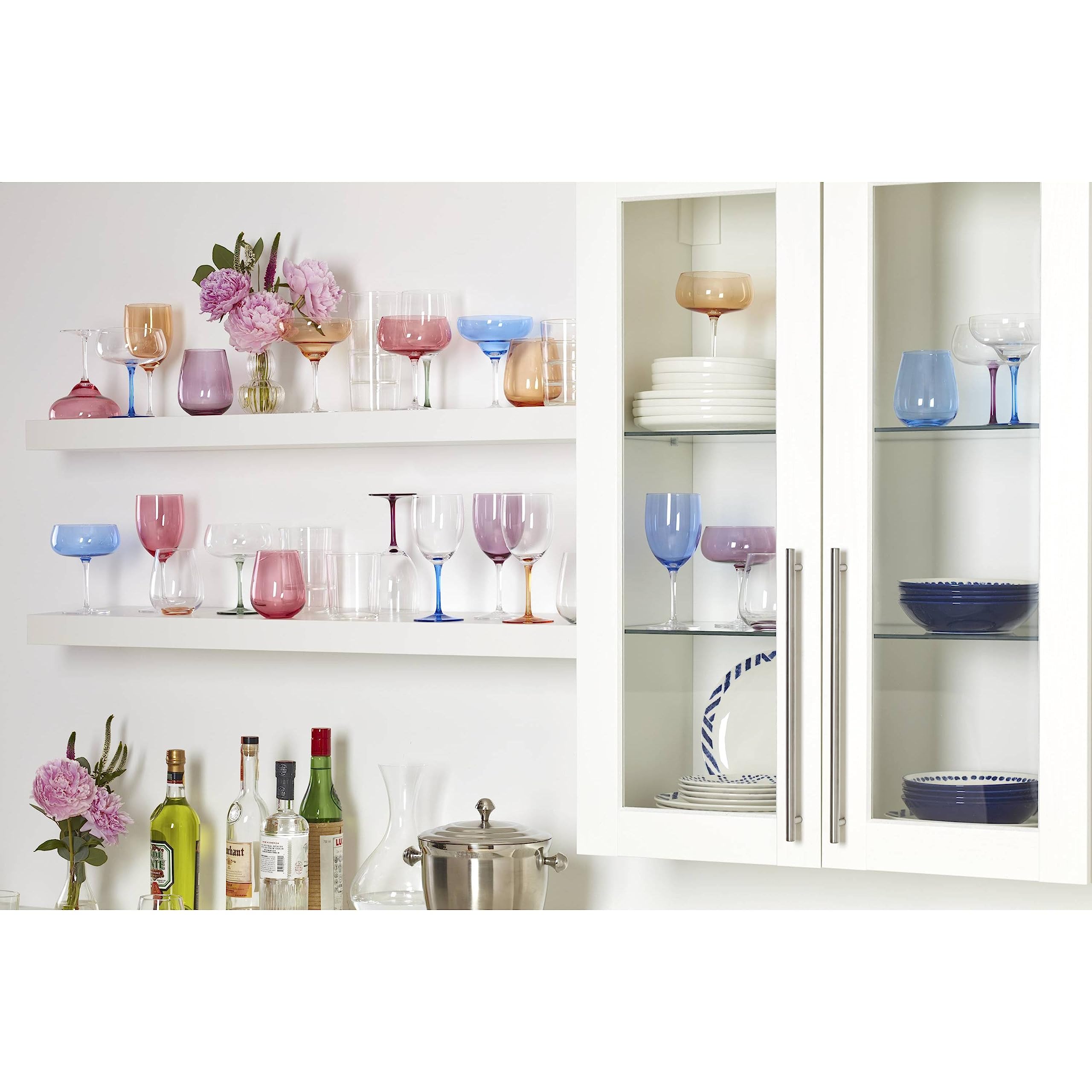 Oneida margarita glass from True Colors collection, hand wash recommended.