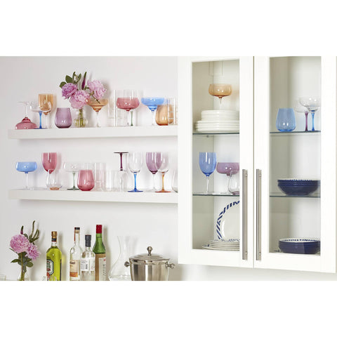 Oneida margarita glass from True Colors collection, hand wash recommended.