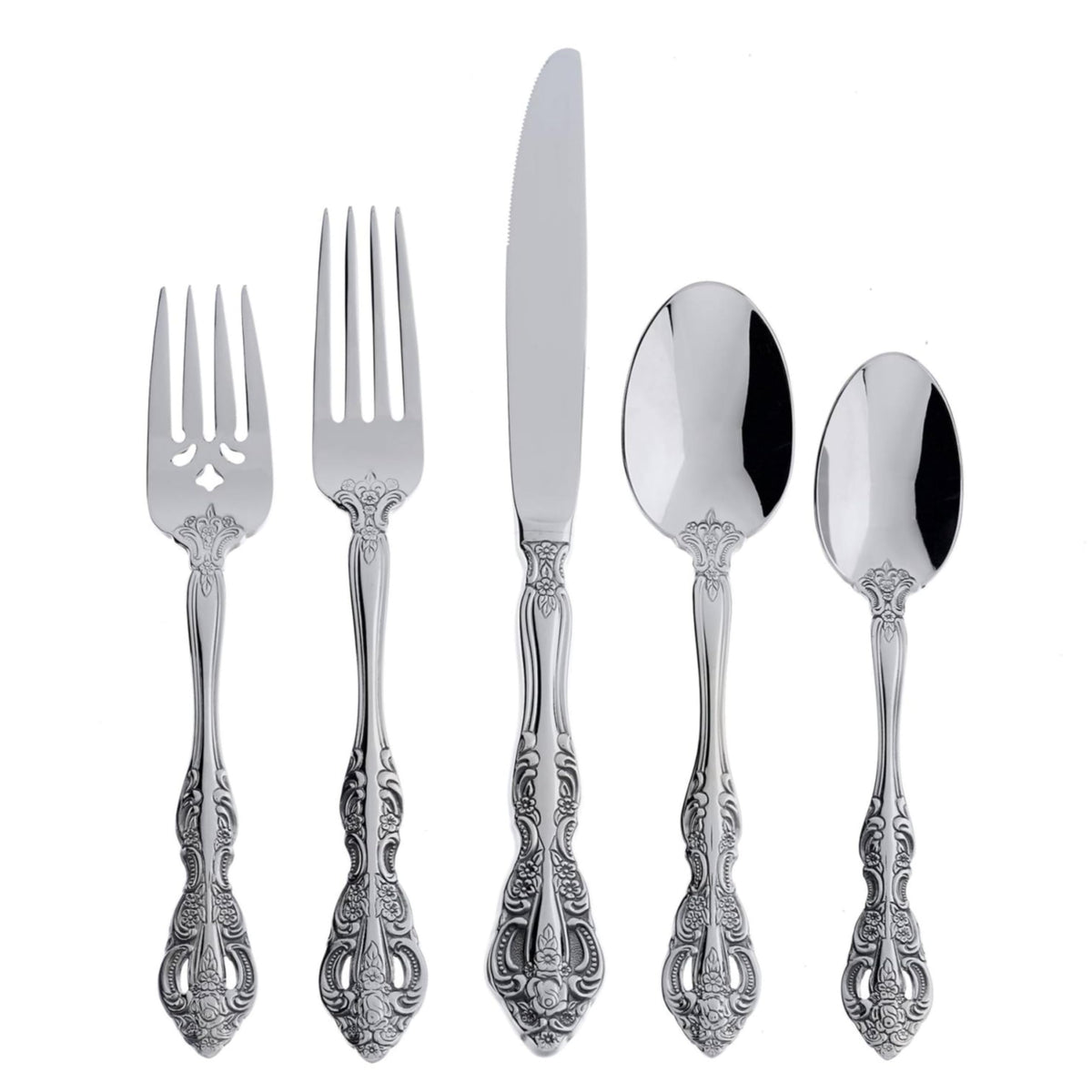 Oneida Michelangelo dinner fork close-up for elegant dining