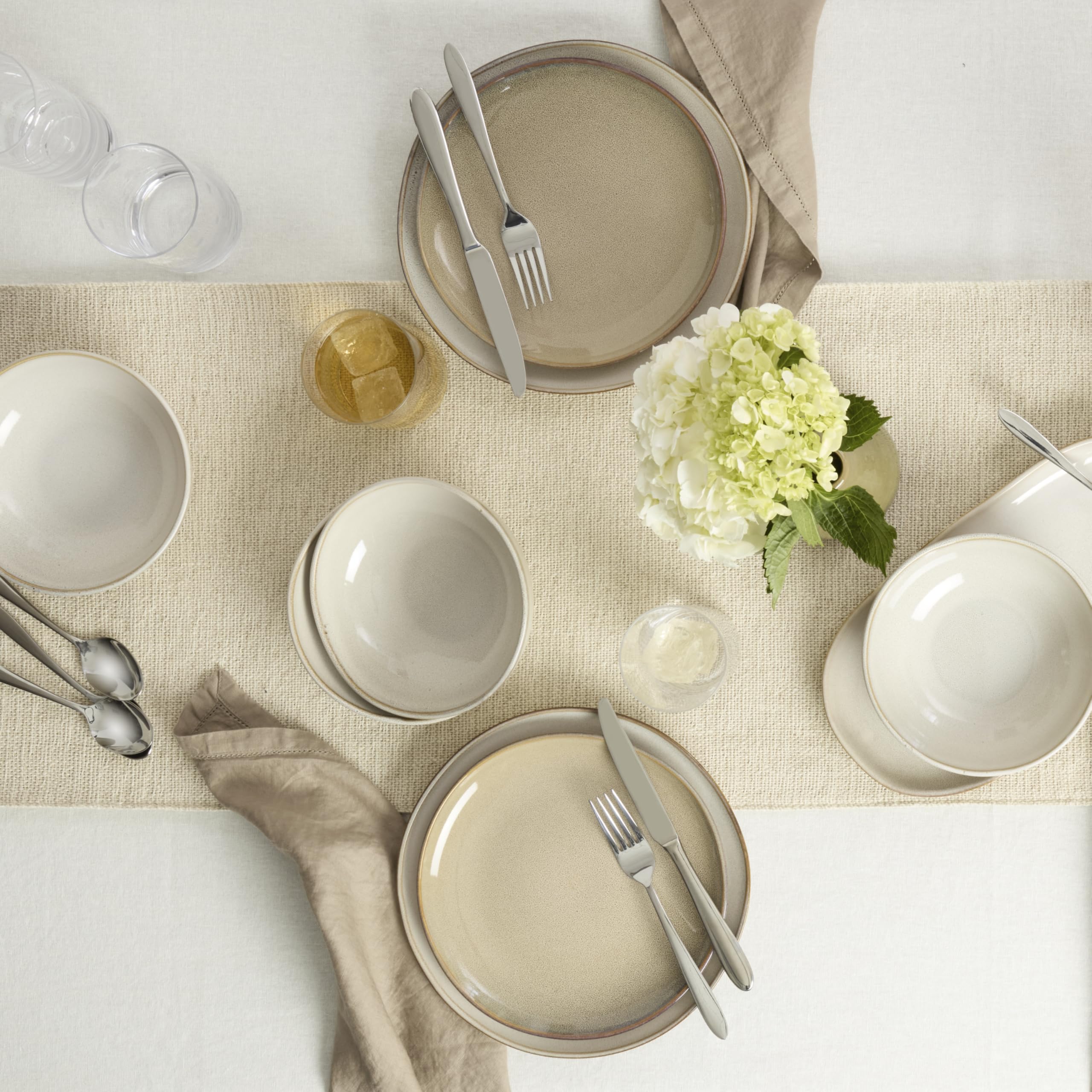 Oneida Mooncrest dishwasher-safe forks in use, easy cleaning with lasting shine.