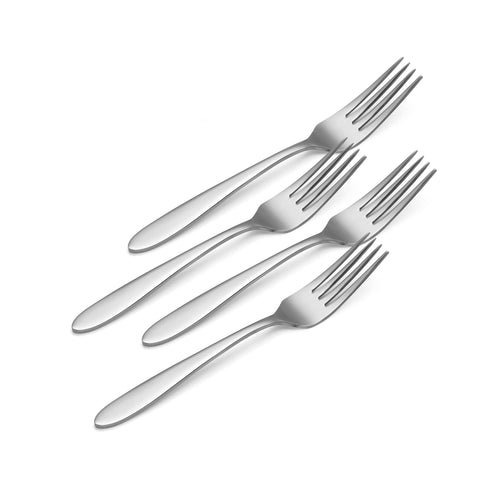 Oneida Mooncrest fork handle closeup, timeless design for any table setting.