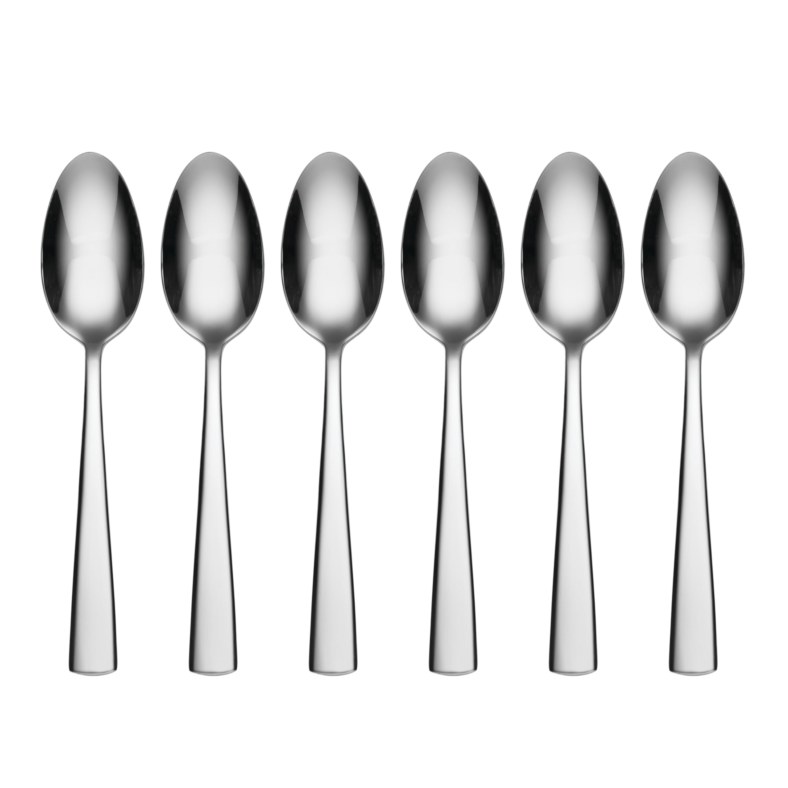 Oneida Nocha dinner spoons set, six 7-inch spoons, durable stainless steel