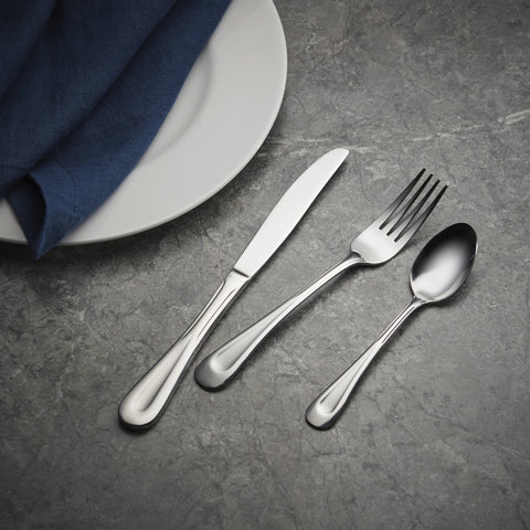 Oneida Satin Sand Dune serving spoon for shared dishes