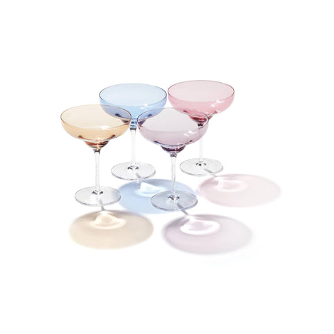 Oneida margarita glass measures 6 inches tall for comfortable sipping.