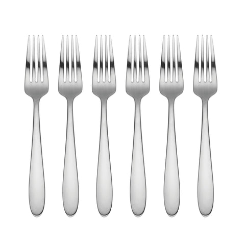 Oneida Vale salad forks 6-pack – durable for daily dining.