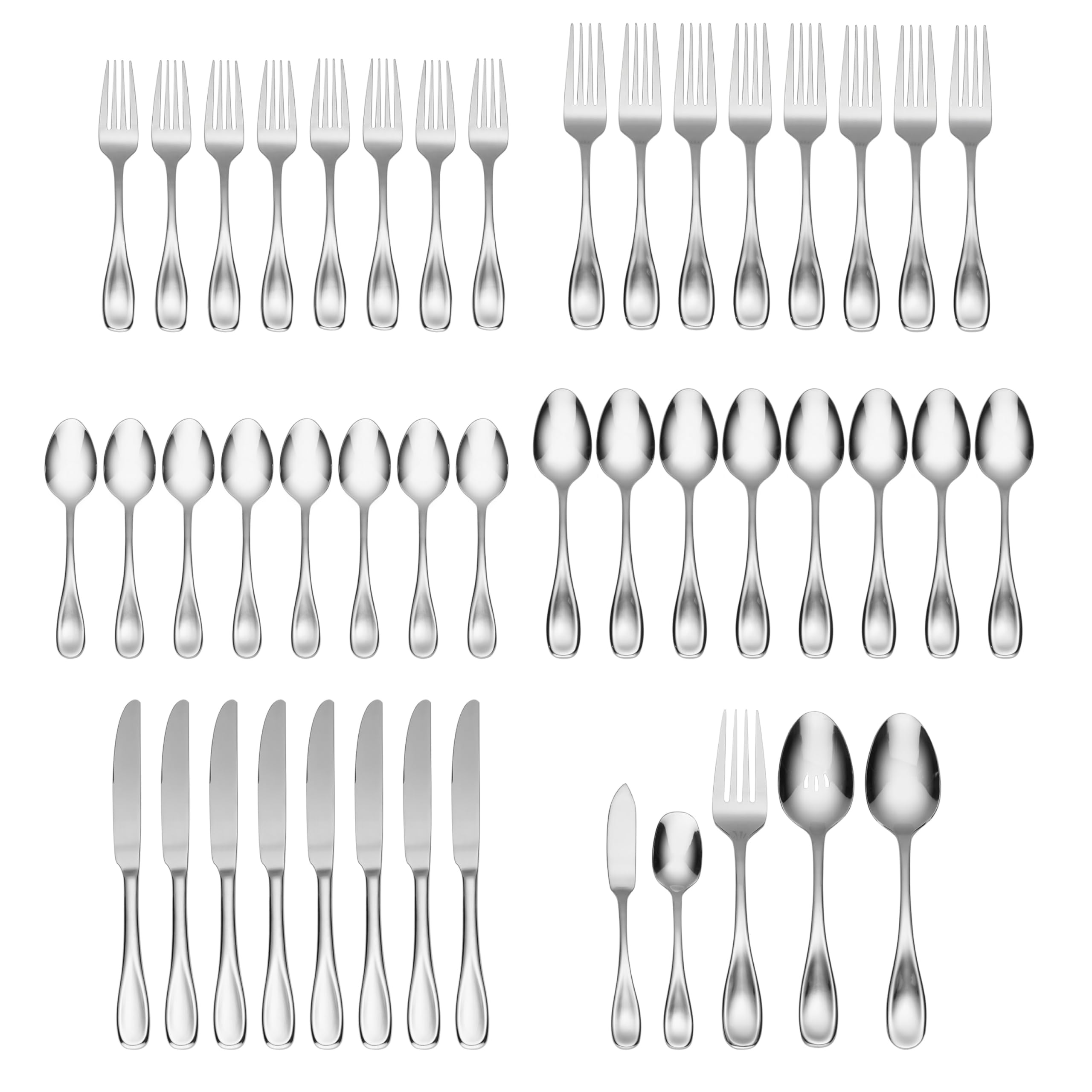 Oneida Voss eight-place setting ready for family meals