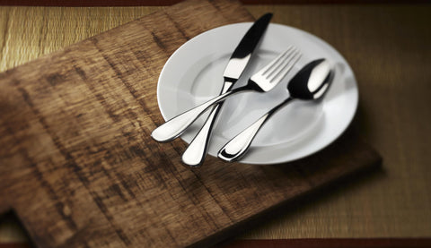 Oneida Voss dishwasher-safe flatware for easy cleanup