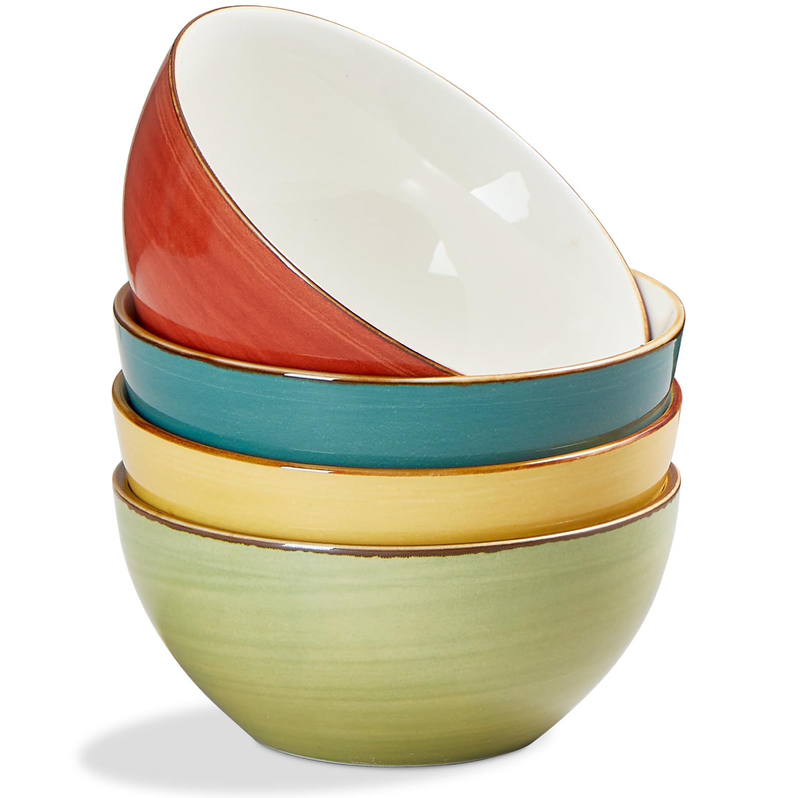 ONEMORE 16oz cereal bowls in vibrant colors for everyday meals