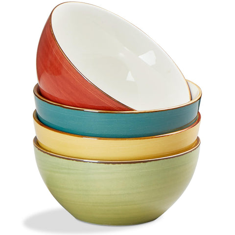 ONEMORE 16oz cereal bowls in vibrant colors for everyday meals