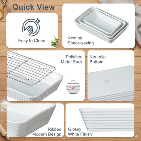 ONEMORE dishwasher-safe glaze for easy cleanup after meals.