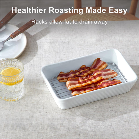 ONEMORE serving-ready bakeware doubles as stylish serveware.