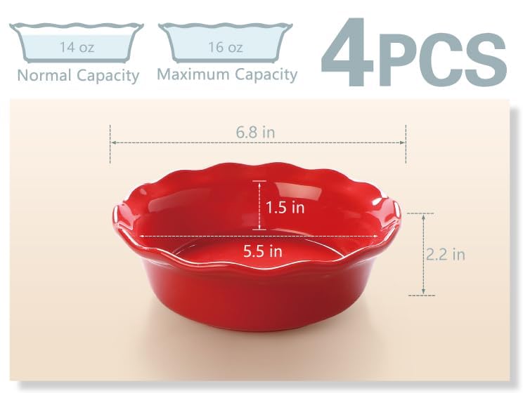 ONEMORE ceramic baking plates with glaze for easy release and cleaning.