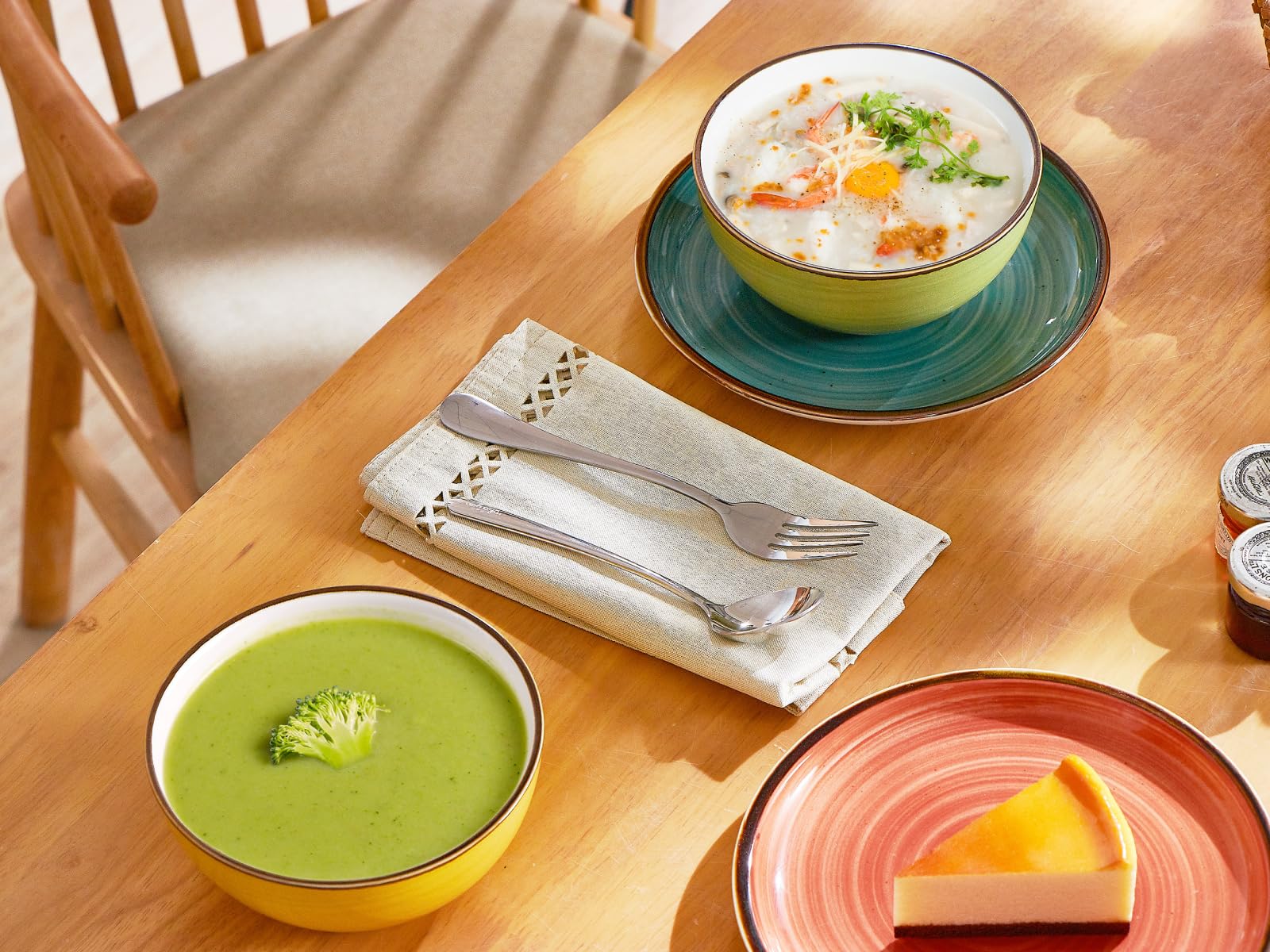 ONEMORE ceramic bowls are microwave and dishwasher safe for busy kitchens