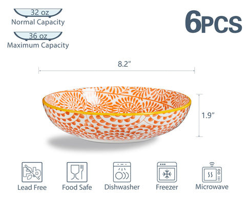ONEMORE 36oz bowls ideal for generous pasta or salad portions