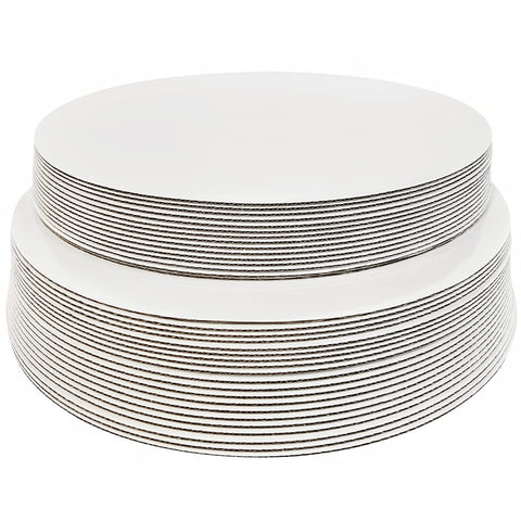 ONEMORE extra-strong white cake board supports tiers
