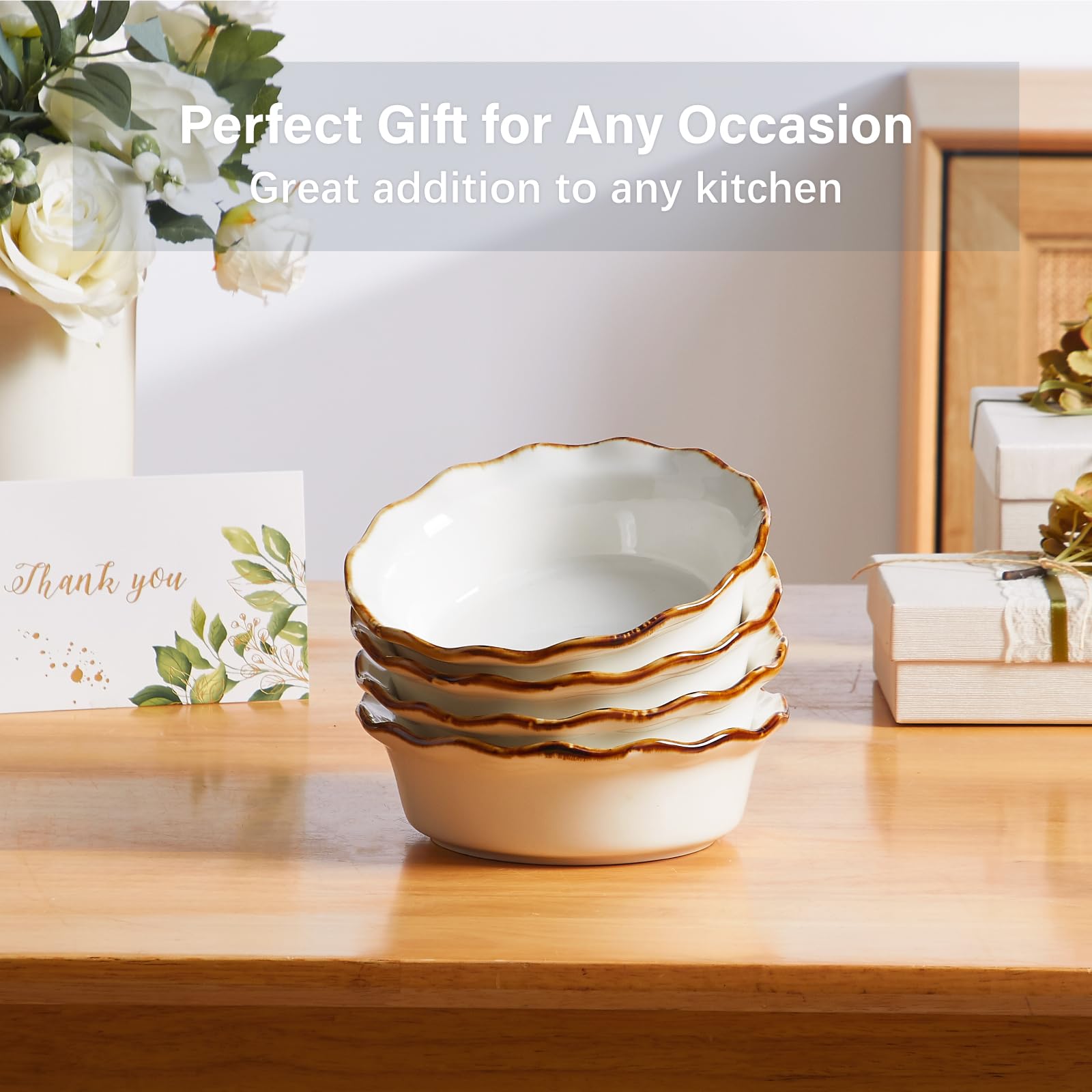ONEMORE heat-retention ceramic bakeware keeps fillings evenly warmed.