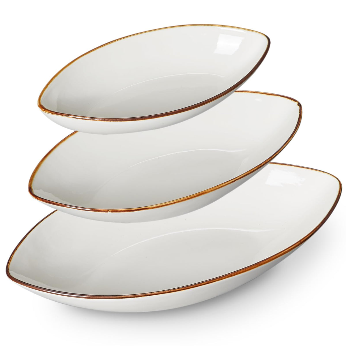 ONEMORE oval bowls 10oz for pasta and sides at gatherings.
