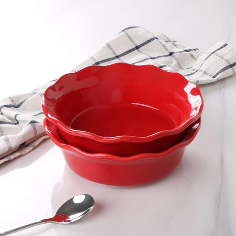 ONEMORE pie pan gift set in red, a thoughtful baking present.
