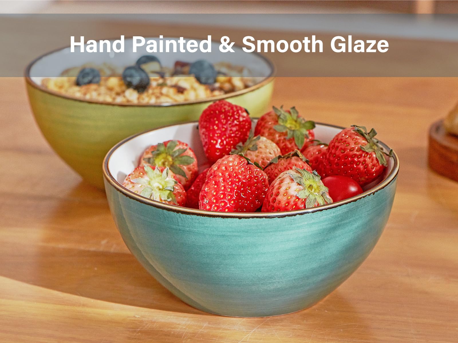 ONEMORE porcelain bowls ideal for cereals, soups, and desserts