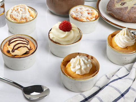 ONEMORE ramekins for portion-controlled desserts and sauces.