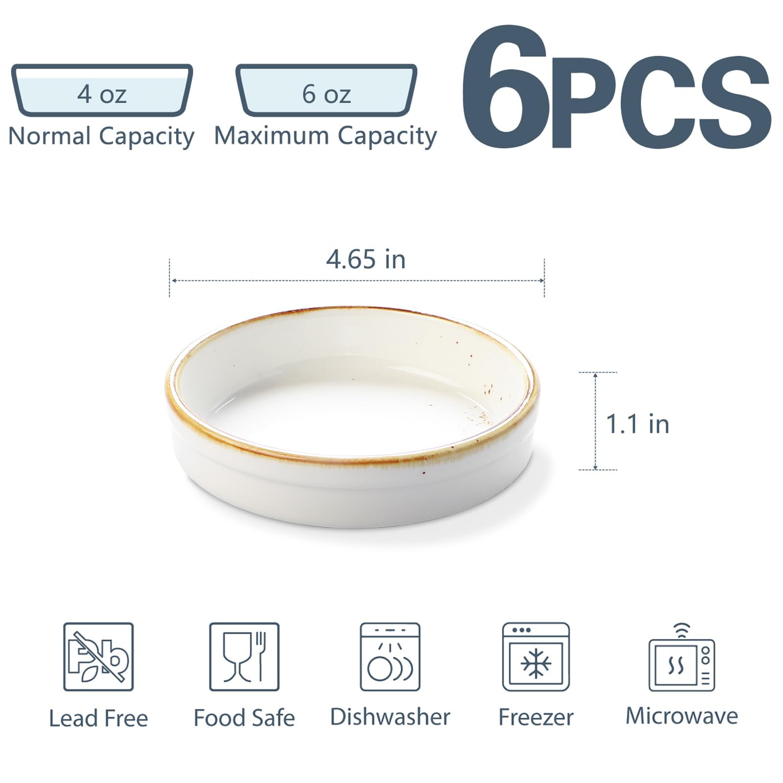 ONEMORE soufflé portions designed for light, airy individual desserts.