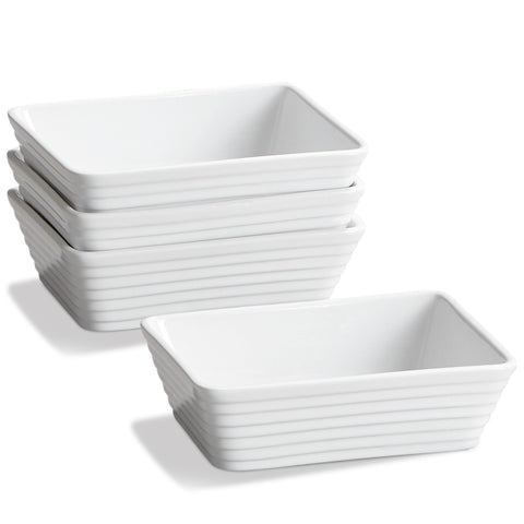 ONEMORE small rectangle white baking dish for individual portions