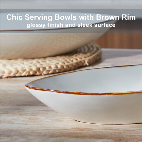 ONEMORE white ceramic serving platter ideal for appetizers and desserts.