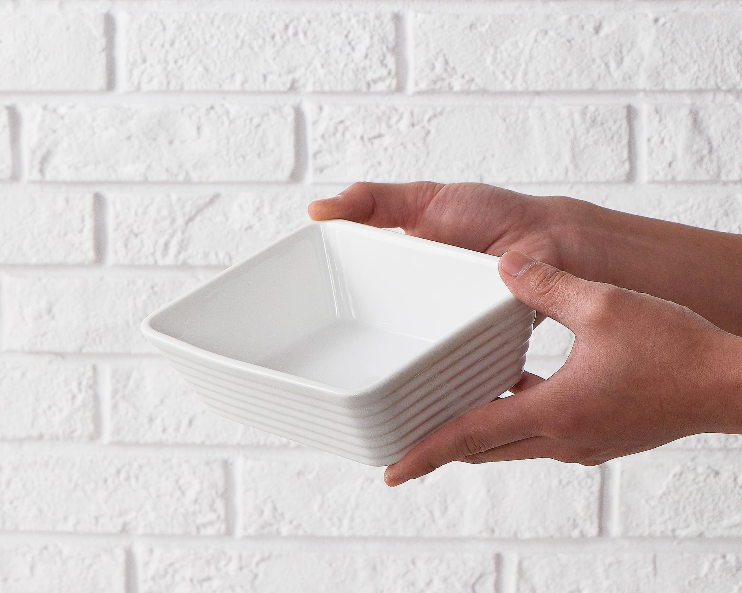 ONEMORE white oven and microwave safe bakeware for small kitchens