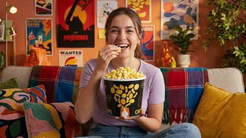 ONONEXPRESS dishwasher-safe design, easy cleanup after movie marathons.